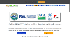 Desktop Screenshot of ehaccp.org