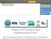 Tablet Screenshot of ehaccp.org